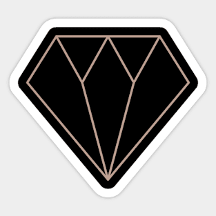 Geometrical Diamond Shape Sticker